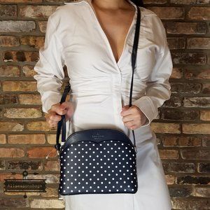 Kate Spade Payton Dome Crossbody Blue Crossbody